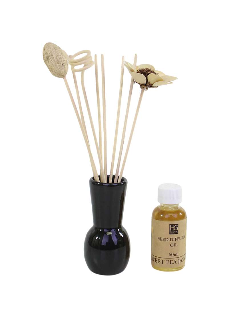 sweet pea jasmine ceramic reed diffuser with oil
