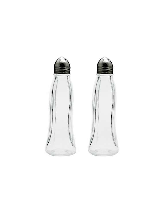 black & white salt & pepper 2 pcs
