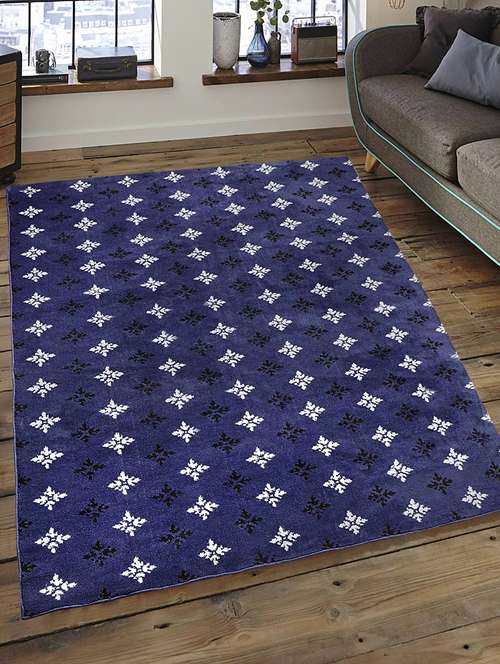 100% micro polyester super soft heavy duty unique design floor carpet. size is 5x7 feet - 14655381 -  Standard Image - 0