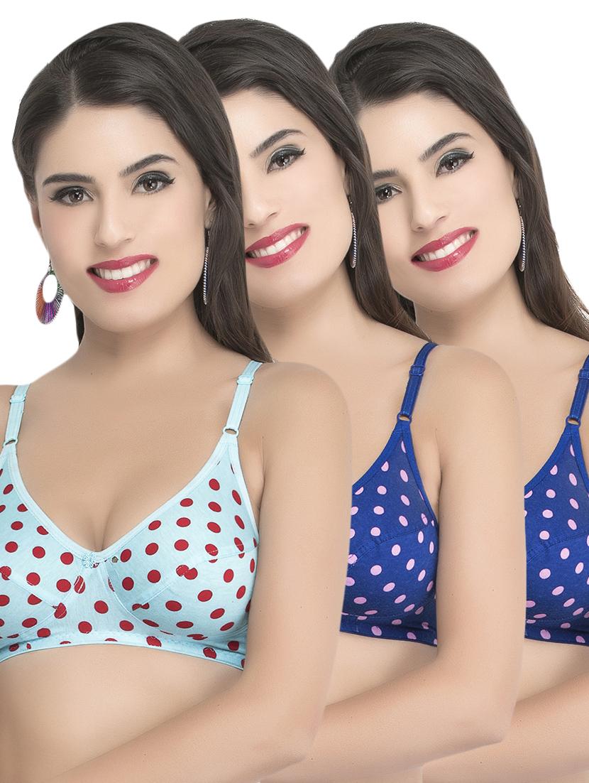 set of 3 polka dots minimizer bra - 14656478 - Zoom Image - 0
