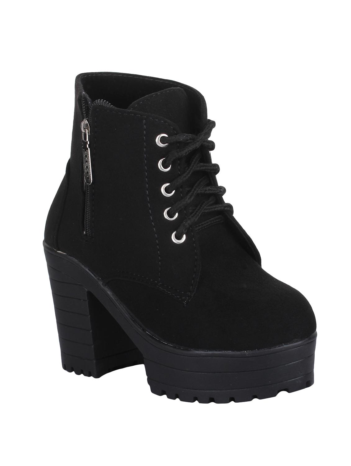 black suede ankle  boot - 14657044 -  Zoom Image - 0