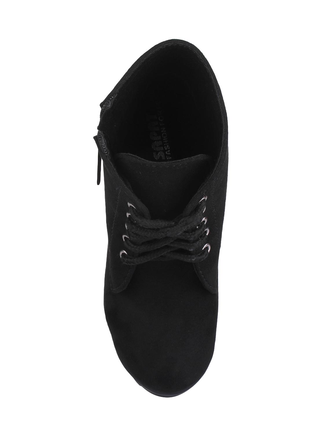 black suede ankle boot - 14657044 - Standard Image - 3