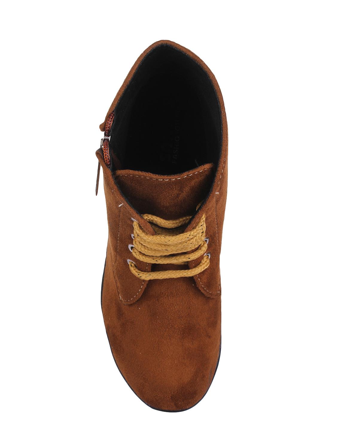 tan suede ankle boot - 14657048 - Standard Image - 3