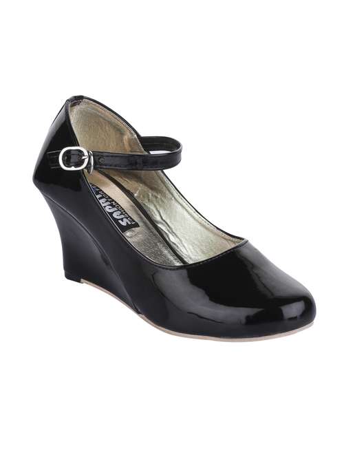 black ankle strap wedge - 14657049 -  Standard Image - 0