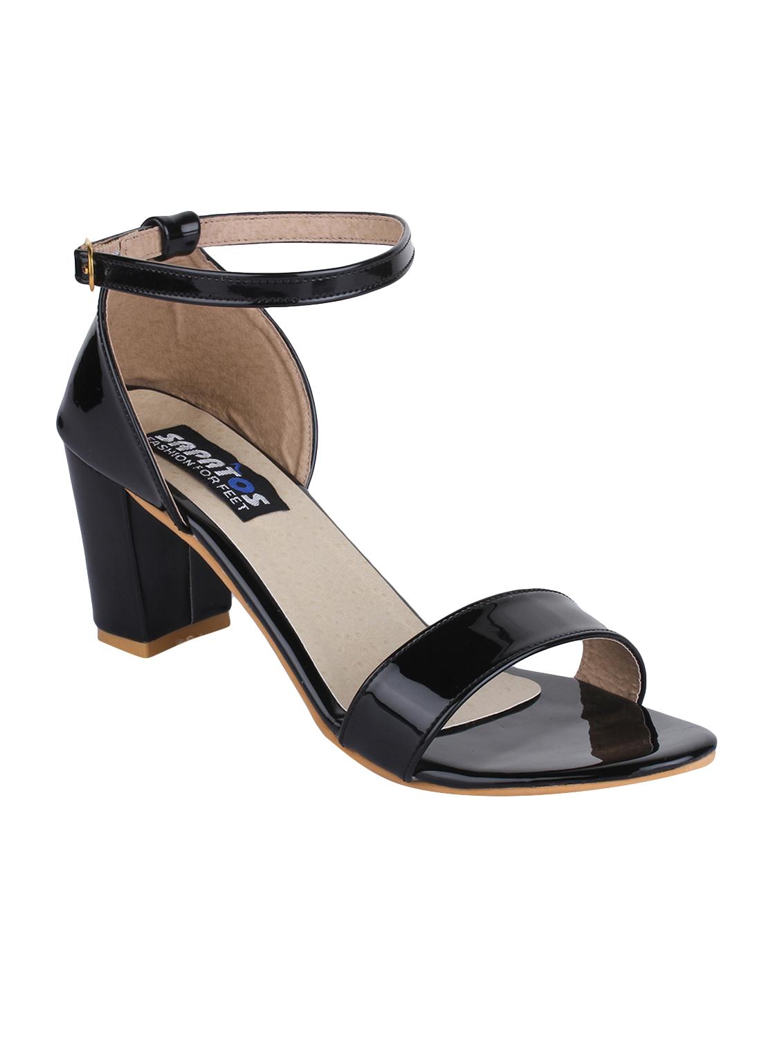 black patent ankle strap sandal - 14657059 - Zoom Image - 0