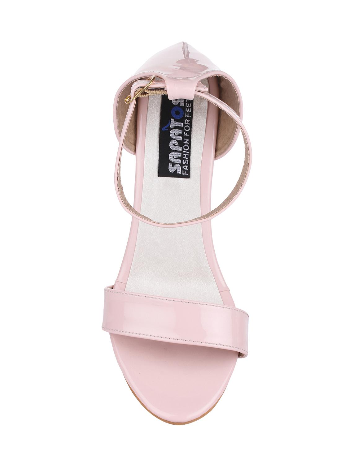 pink patent ankle strap sandal - 14657060 - Standard Image - 3