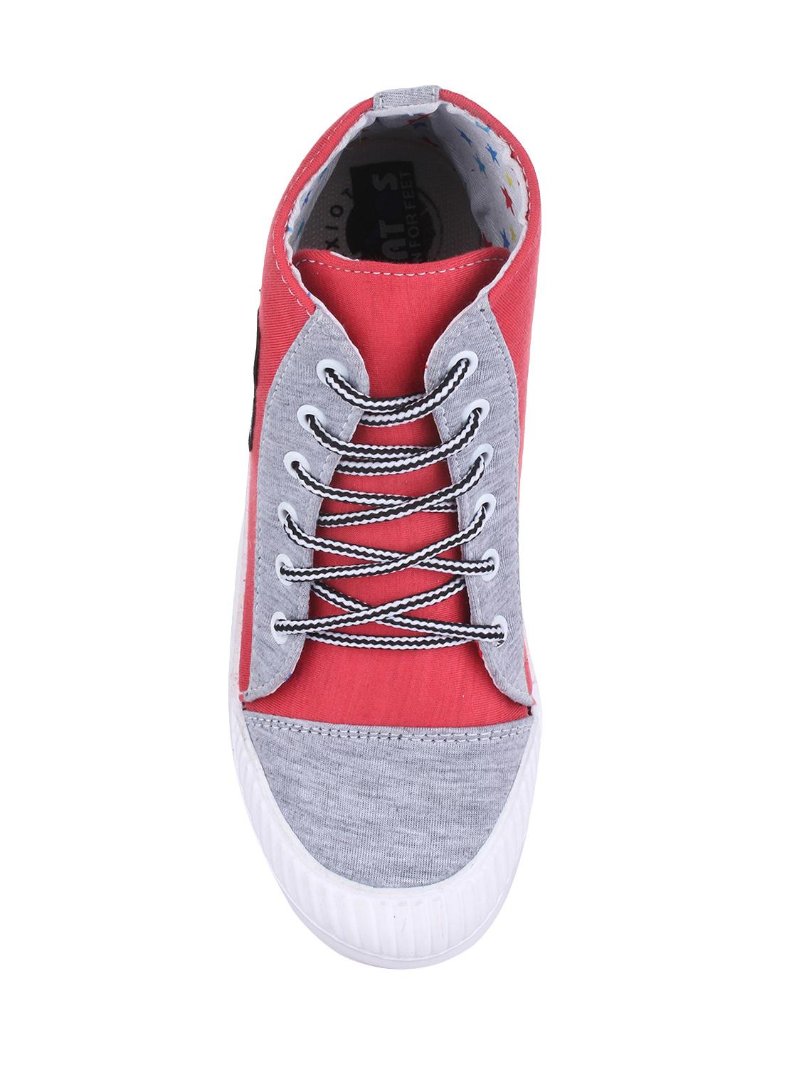 pink fabric laceup sneakers - 14659793 - Standard Image - 3