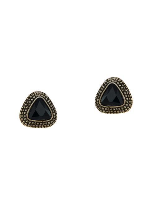 black metal studs earrings - 14662493 -  Standard Image - 0