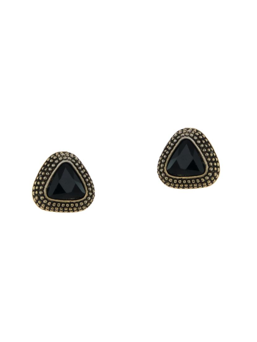 black metal studs earrings - 14662493 -  Zoom Image - 0