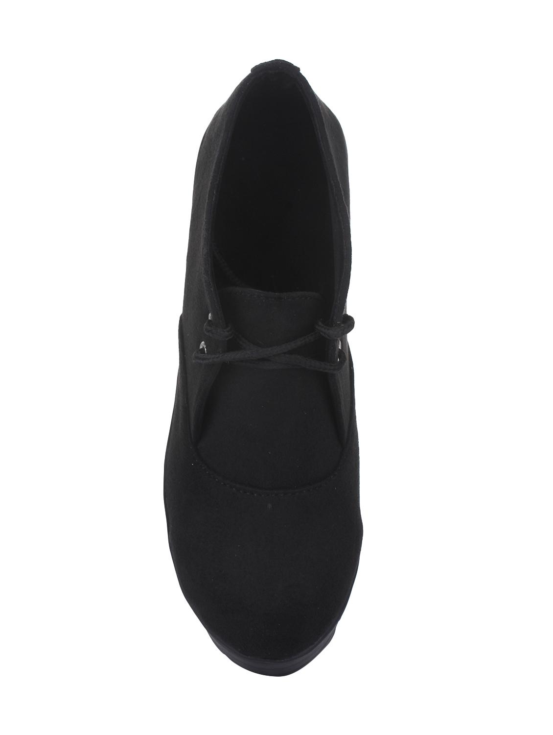 black lace-up ankle boot - 14664820 - Standard Image - 3