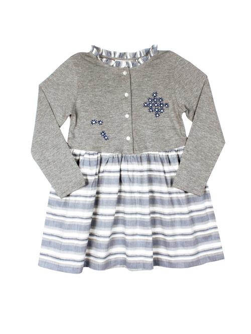 girls mock neck long sleeves frock - 14665594 -  Standard Image - 0