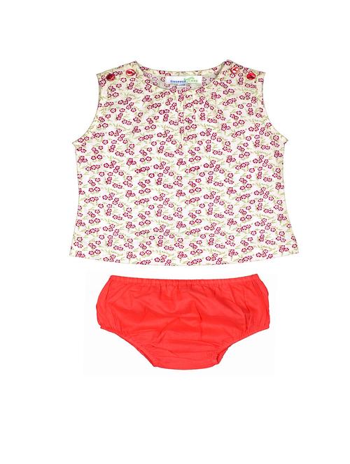 red cotton twin sets - 14666096 - Standard Image - 0