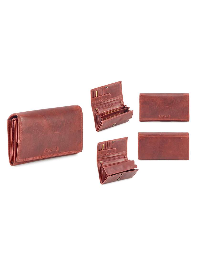 red leather wallet - 14666985 - Zoom Image - 0