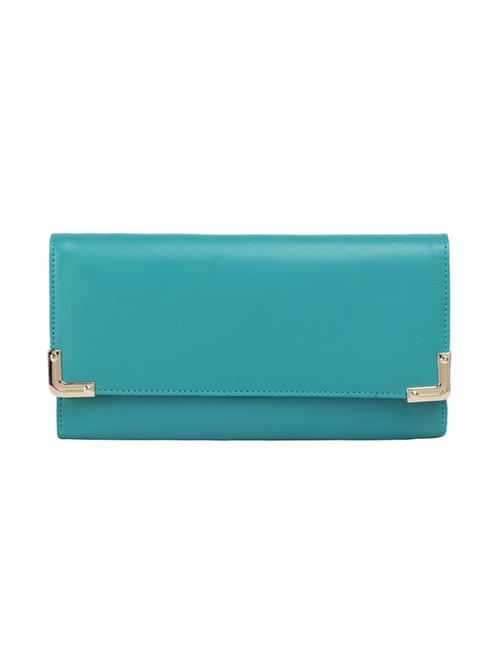 blue leatherette wallet - 14672189 - Standard Image - 0
