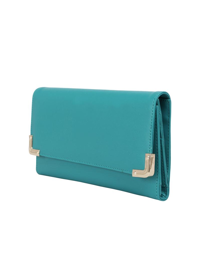 blue leatherette wallet - 14672189 - Standard Image - 3