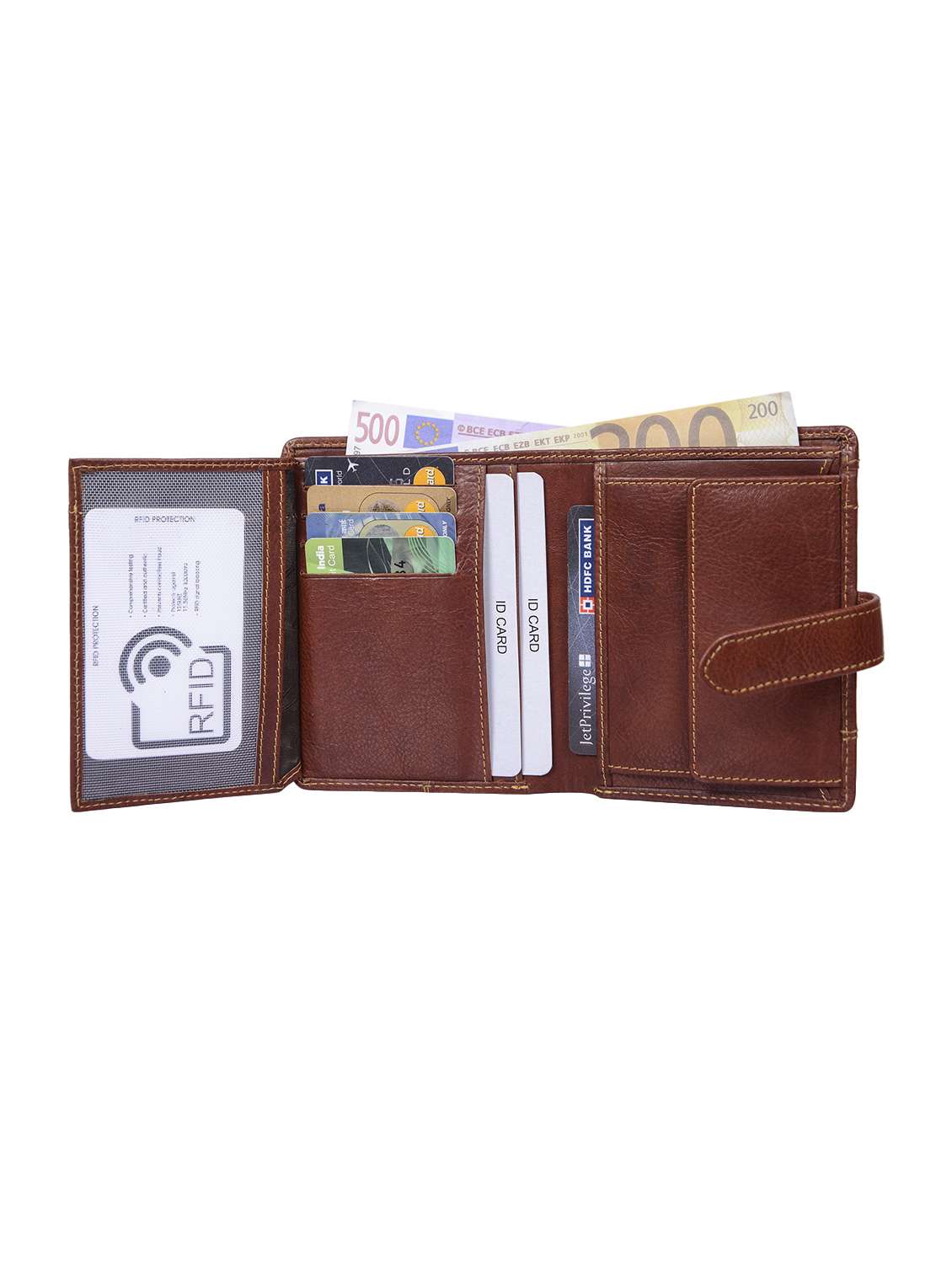brown leather wallet - 14675848 - Standard Image - 3