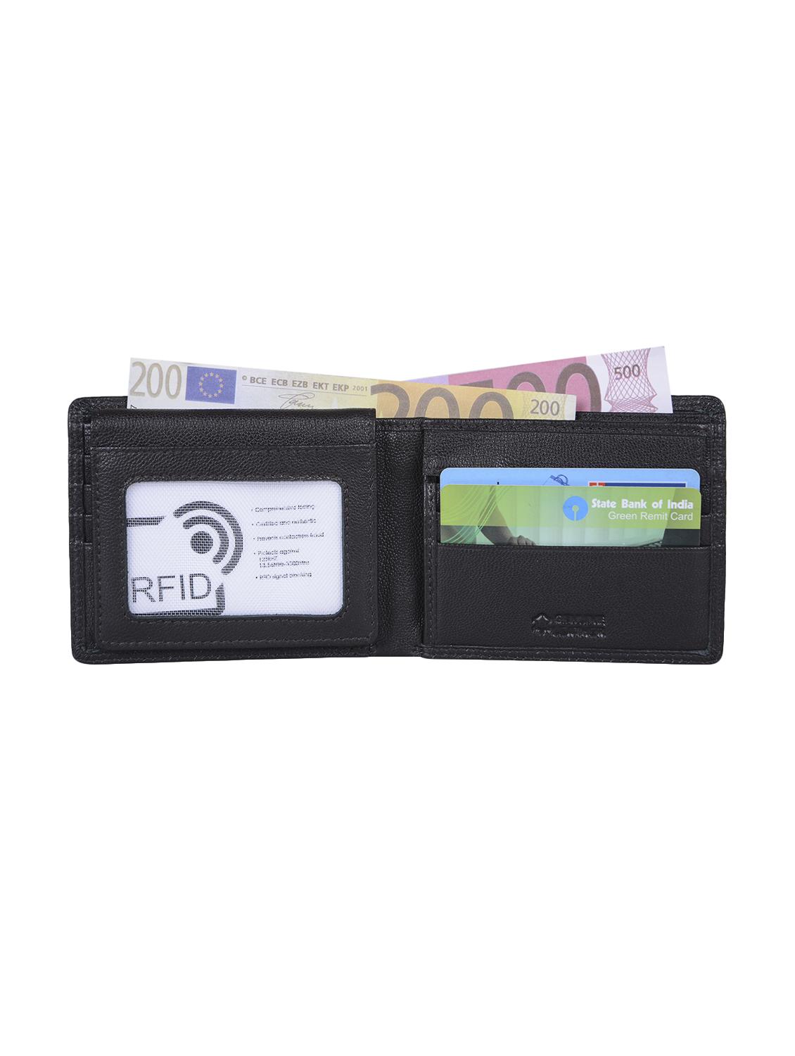 black leather wallet - 14675850 - Standard Image - 3