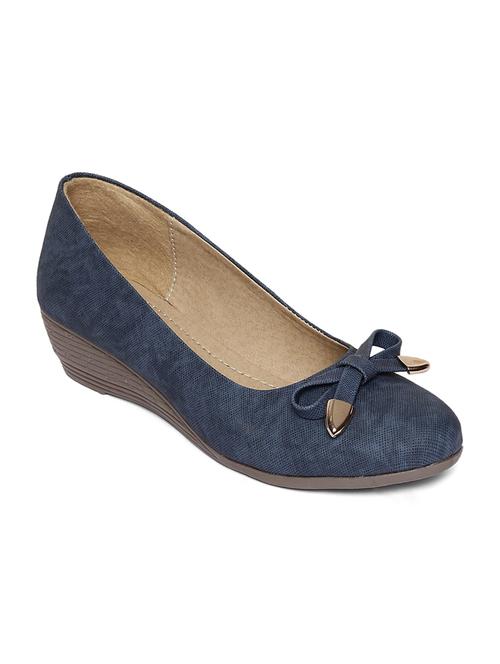 blue slip on ballerina - 14676865 -  Standard Image - 0