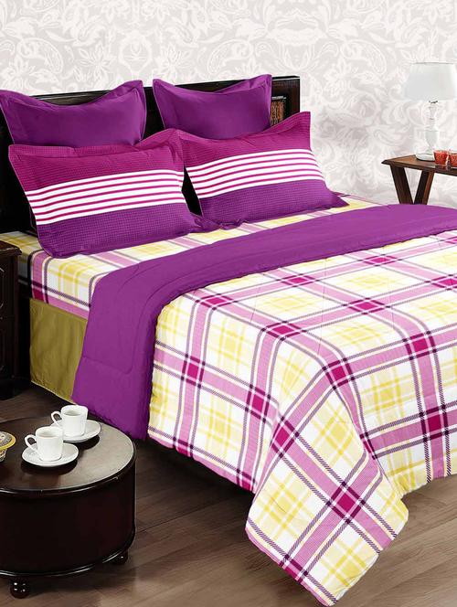 double bed comforter with silken filling - 14677261 - Standard Image - 0