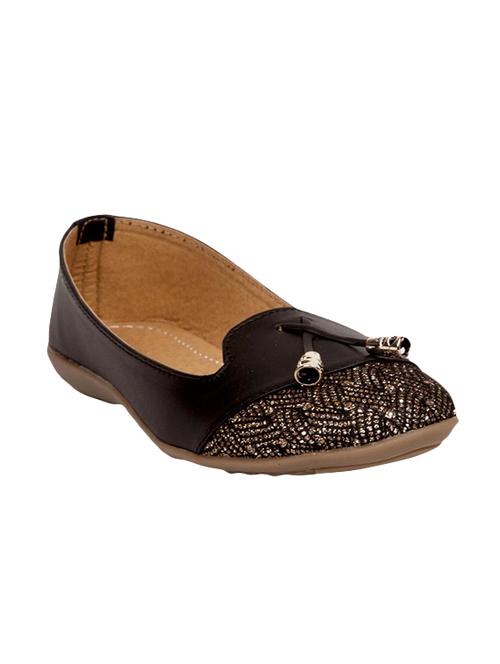 black leather slip on ballerina - 14677574 - Standard Image - 0