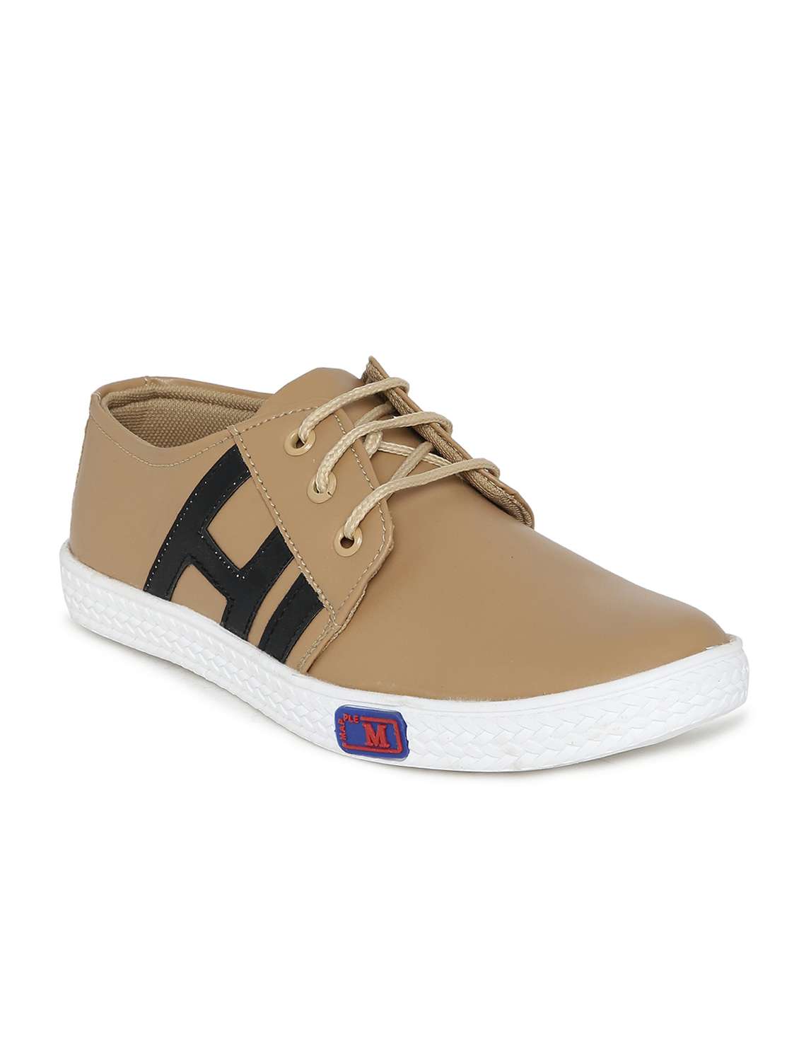 brown lace-up sneaker
