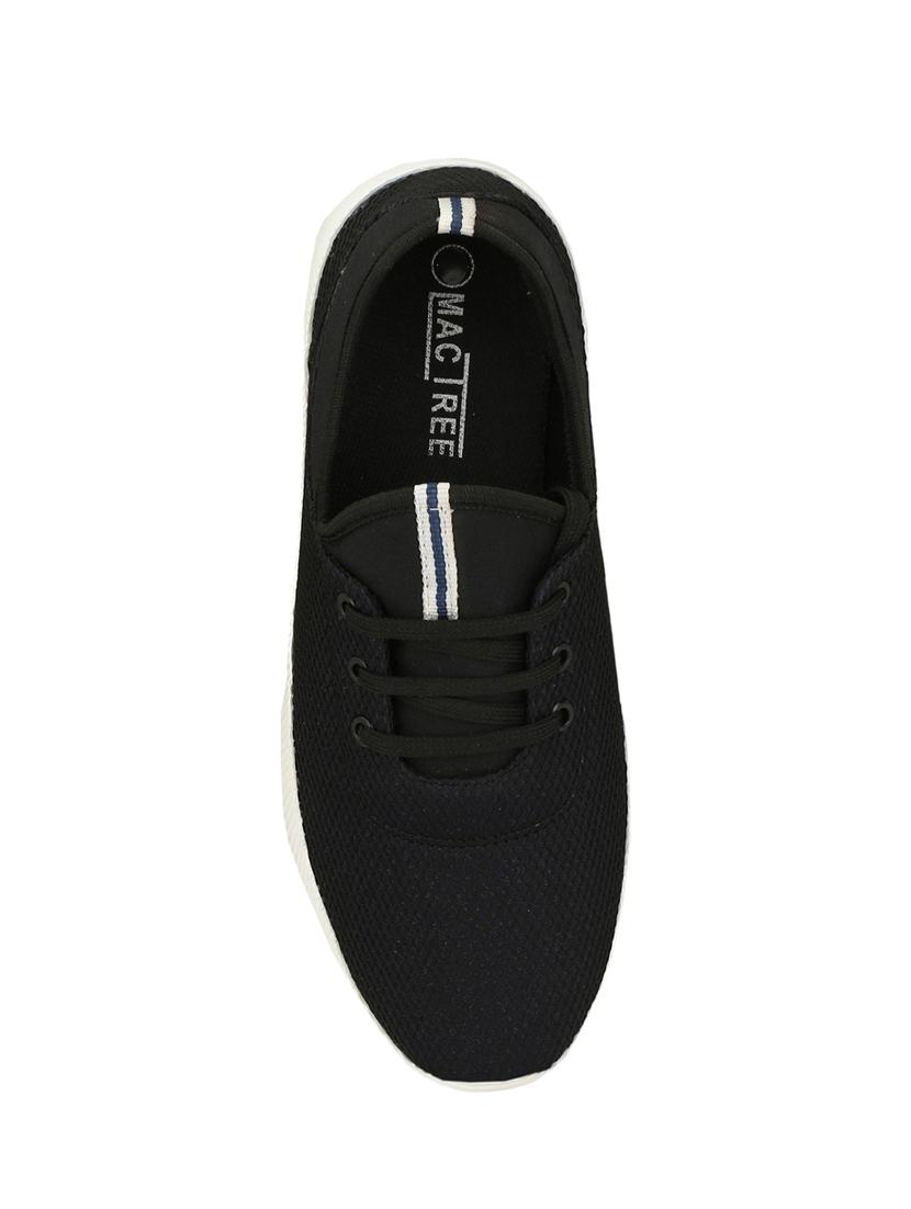 black mesh lace up shoe - 14704192 - Standard Image - 3