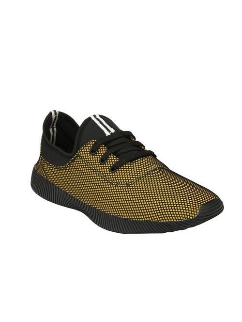 yellow mesh lace up shoe - 14704194 - Standard Image - 0