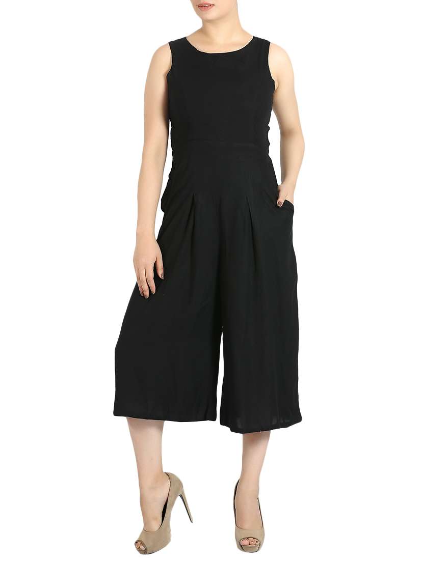 black rayon 34  jumpsuit