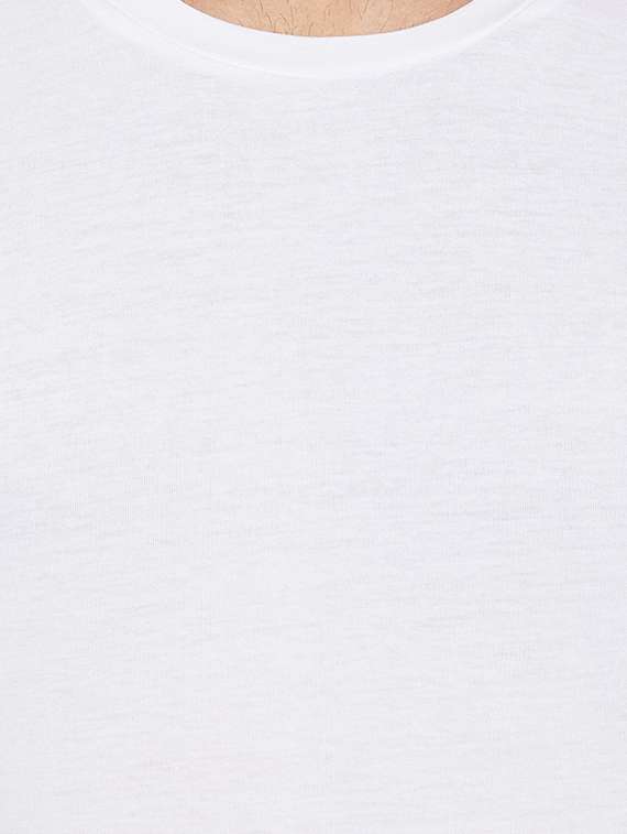 white solid t-shirt - 14713986 -  Standard Image - 3