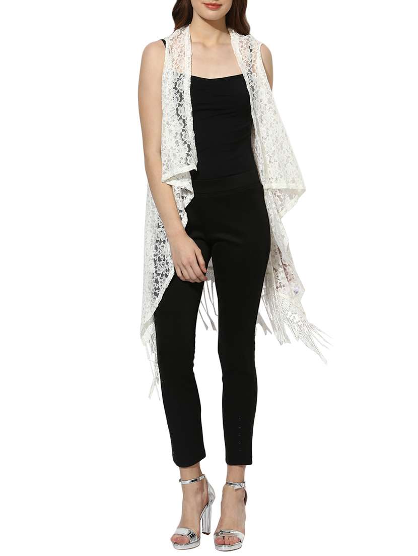 Buy online White Lace Shrug from Capes & Shrugs for Women by Soie for