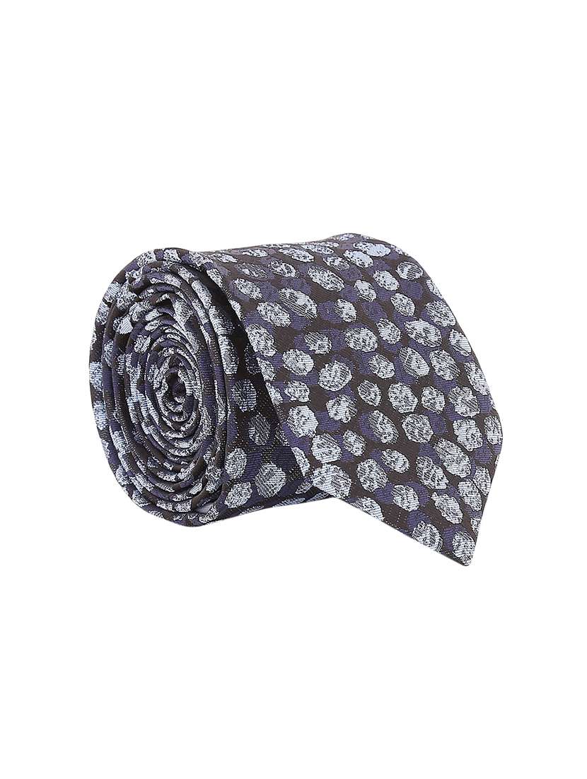 blue satin tie