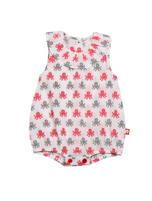 kids white printed cotton onesie - 14718133 -  Standard Image - 0