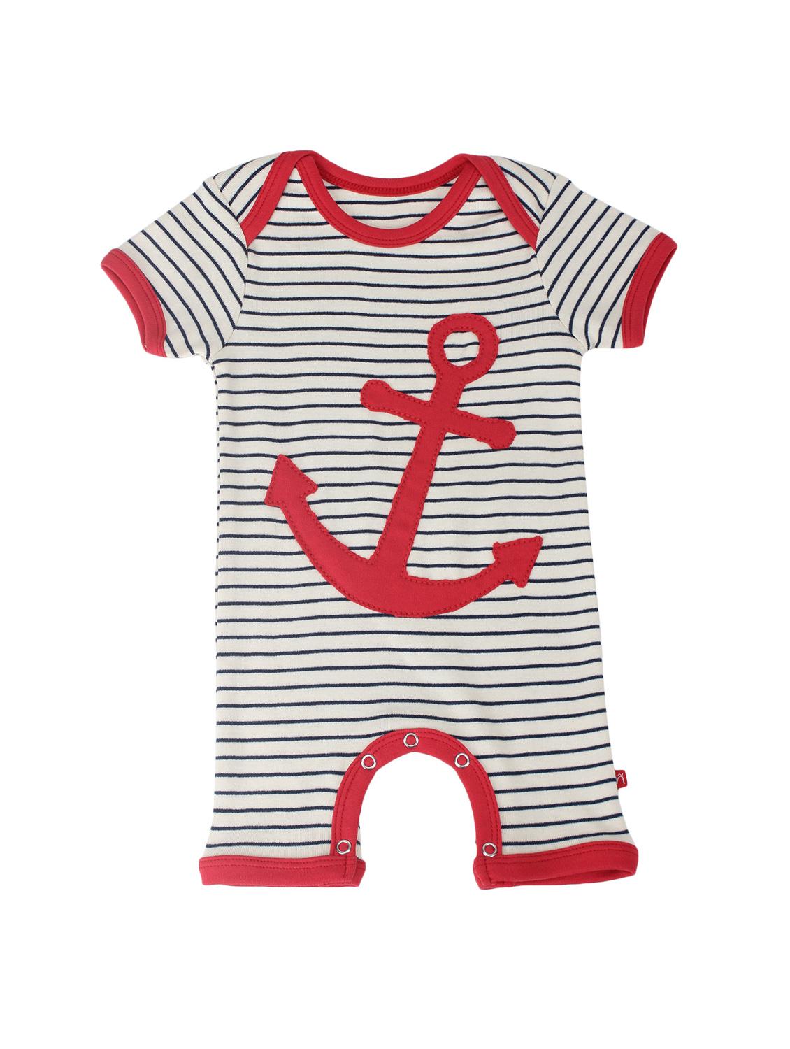 grey cotton romper - 14718155 - Zoom Image - 0