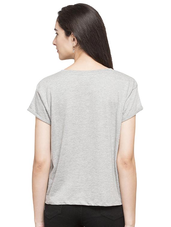 grey cotton tee - 14719782 - Standard Image - 3