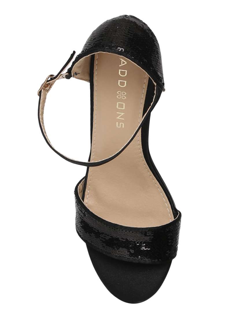 gold ankle strap sandal - 14719932 - Standard Image - 3