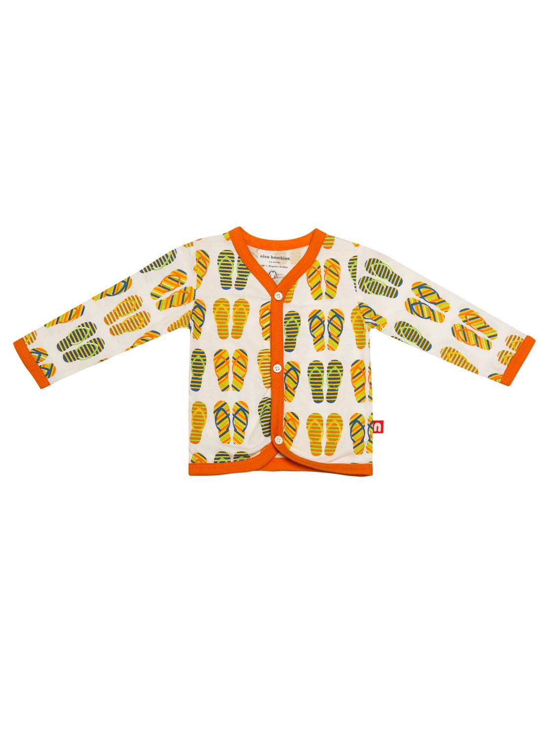 set of 3 orange cotton t-shirts - 14720046 - Standard Image - 3