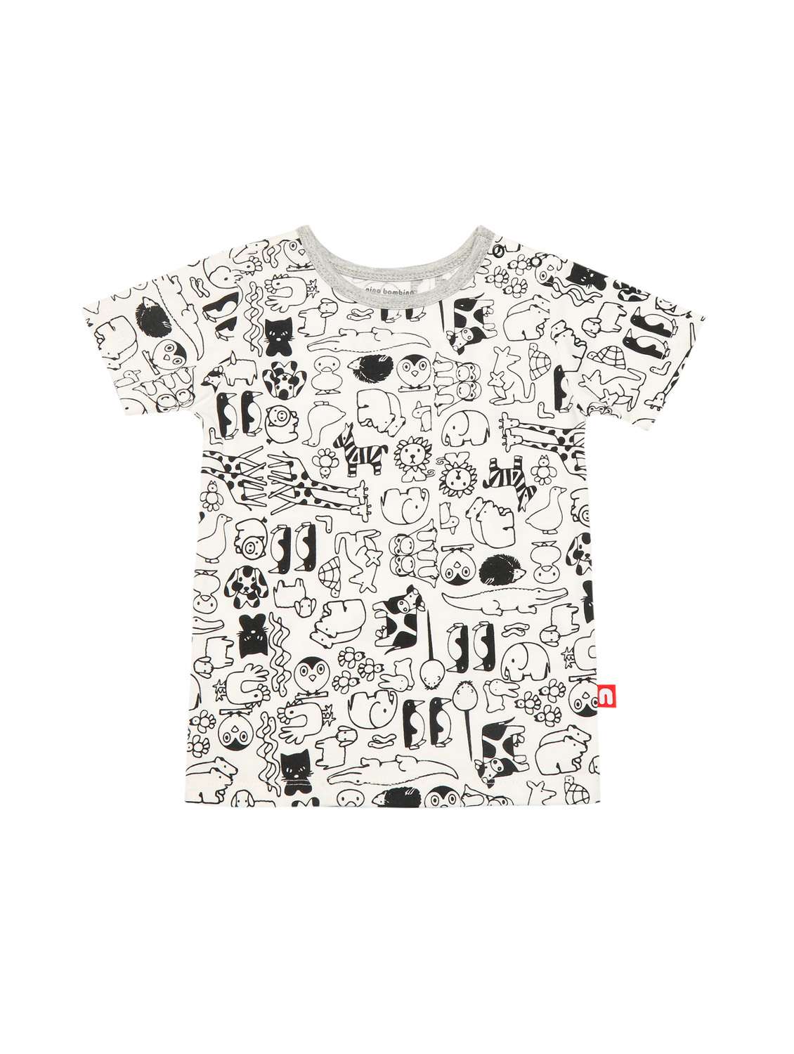 round neck quirky print t-shirt