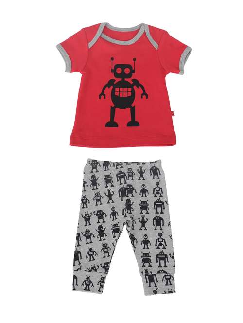 red cotton nightwear - 14720676 - Standard Image - 0