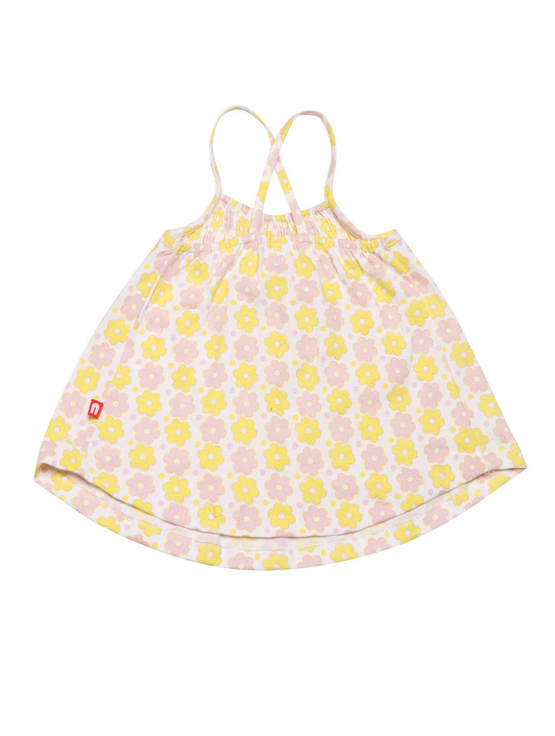 smocking detailed should strap top
