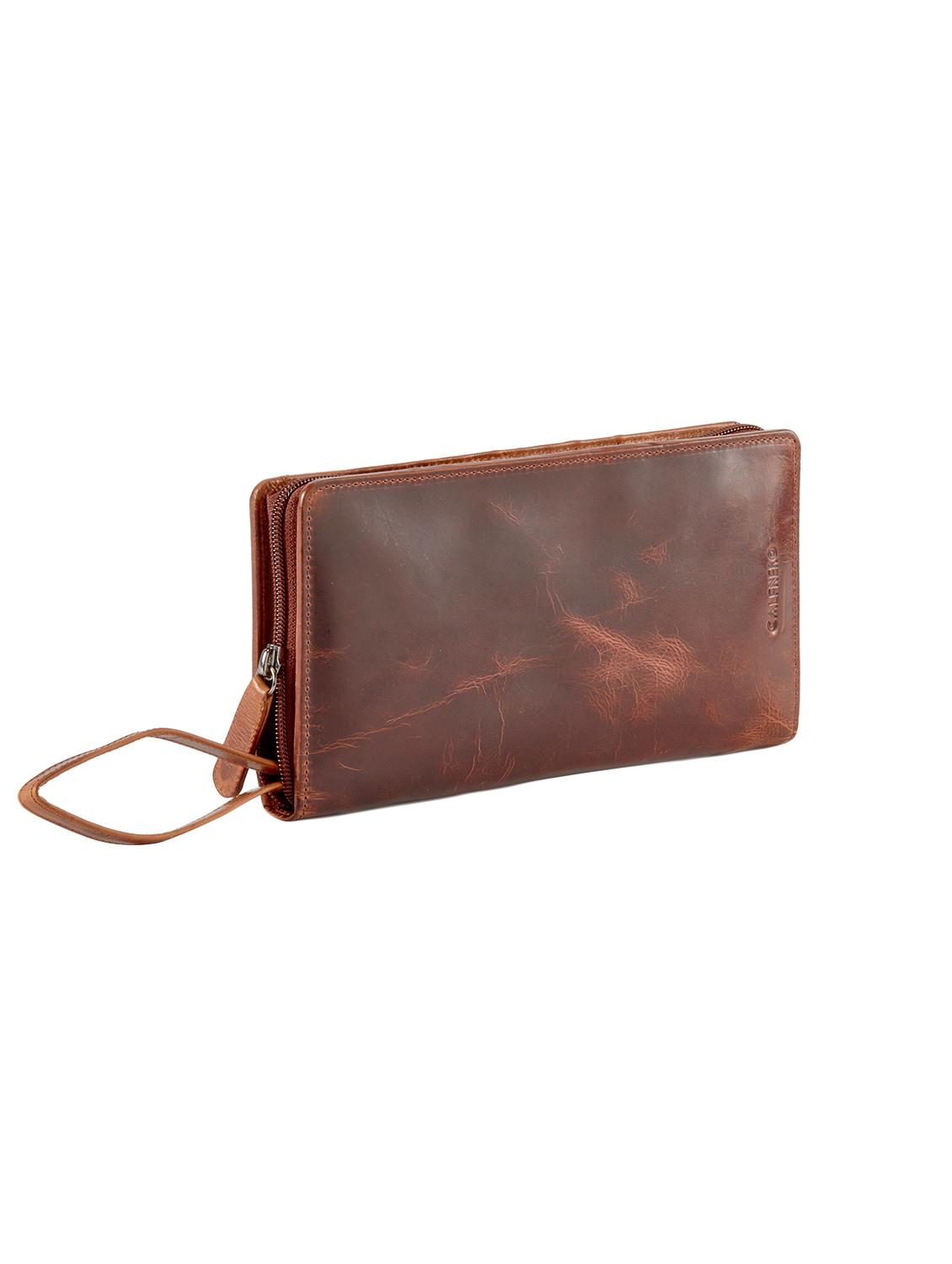 brown leather wallet - 14724640 -  Zoom Image - 0