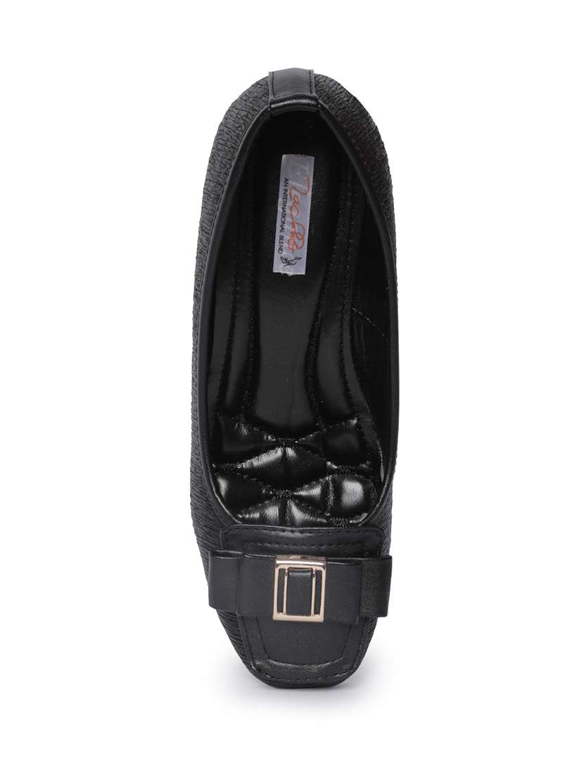 Buy online Black Satin Slip On Formal Shoes from footwear for