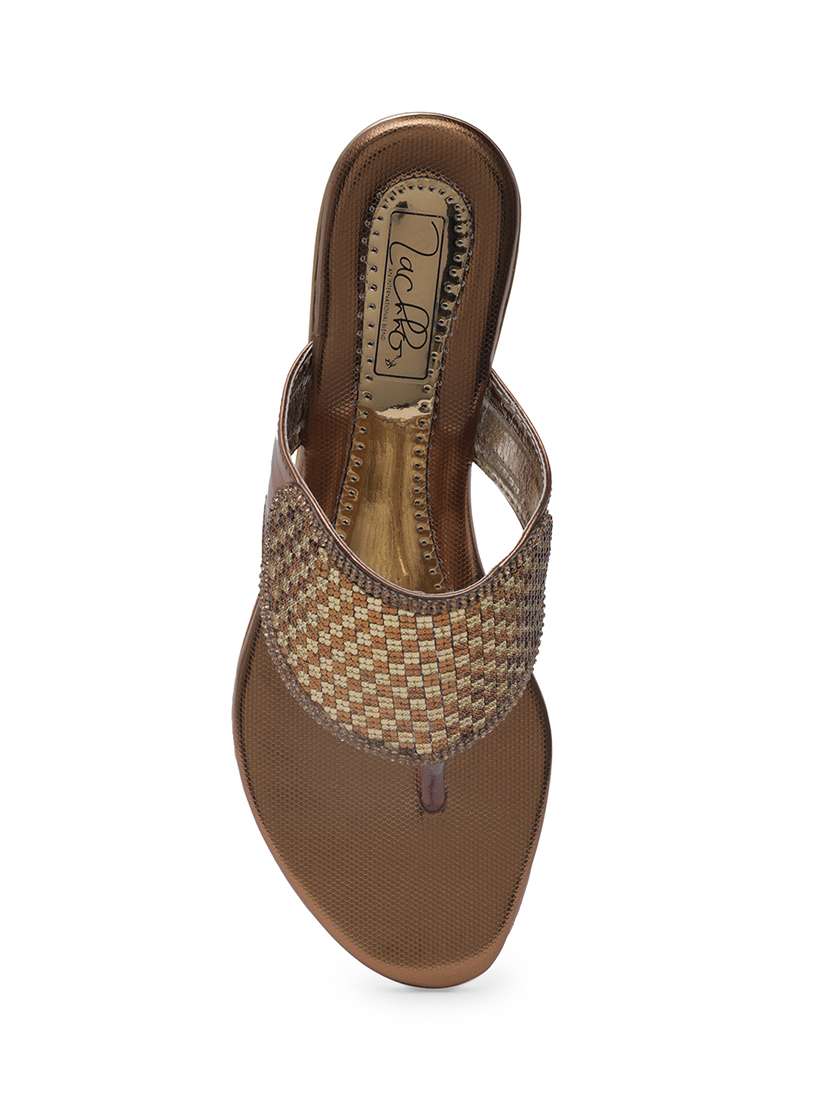 copper toe separator sandal - 14732059 -  Standard Image - 3