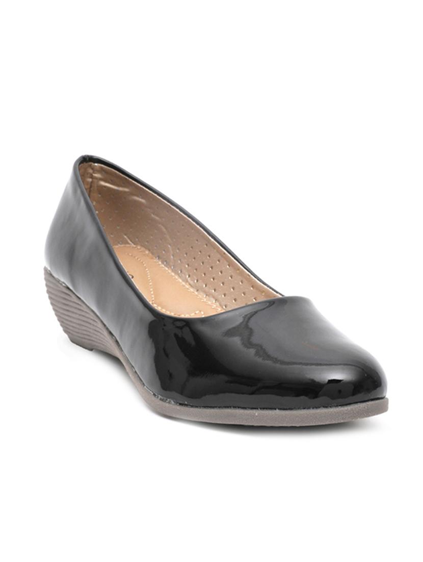 black patent leather slip on formal shoes - 14732087 -  Zoom Image - 0