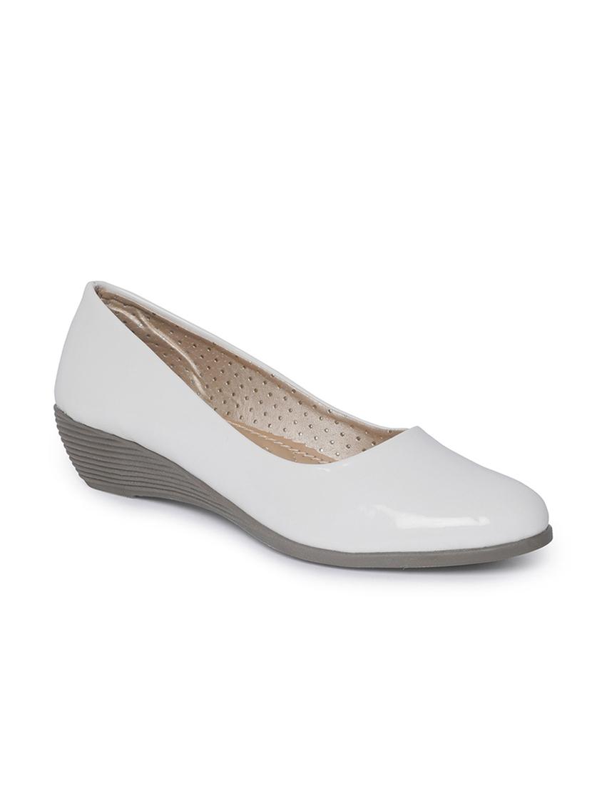 white patent leather slip on formal shoes - 14732091 - Zoom Image - 0