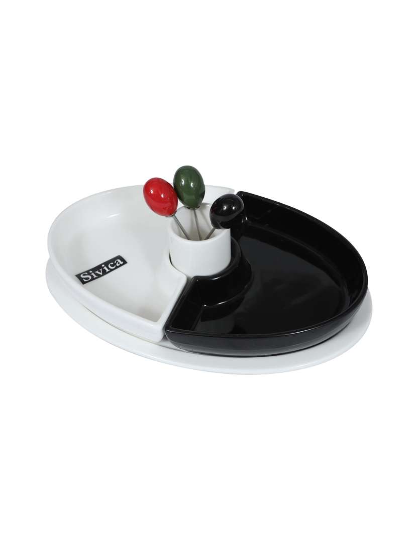 porcelain marina fruit platter of 7 pcs