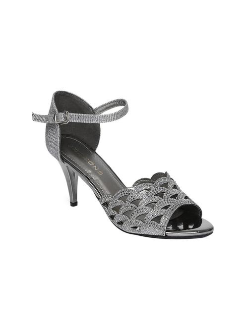 silver ankle strap sandal - 14741138 -  Standard Image - 0