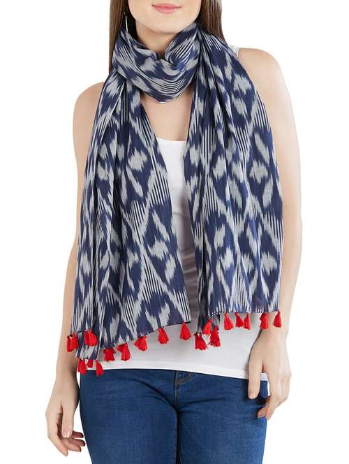 women's ikat print stole - 14741430 -  Standard Image - 0