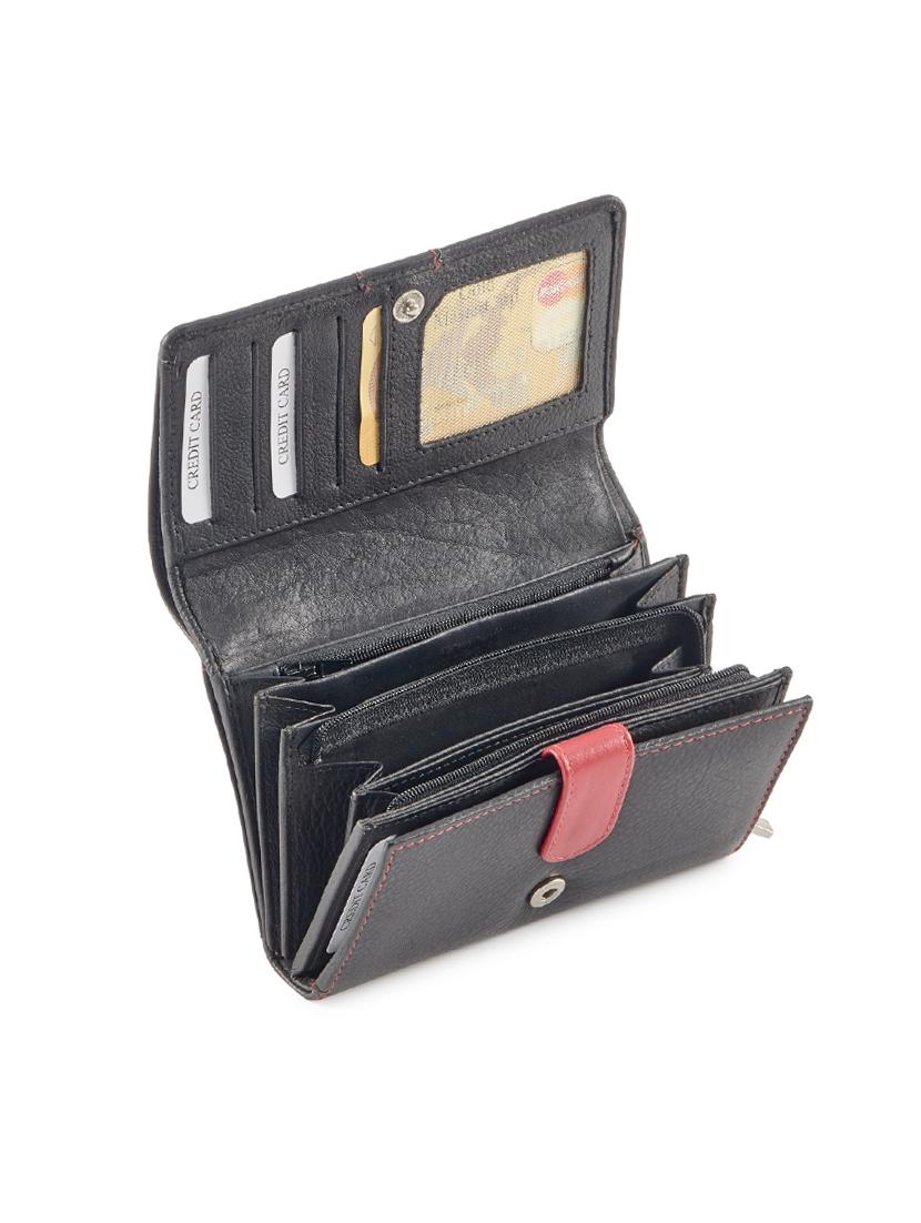 black leather wallet - 14742833 - Standard Image - 3