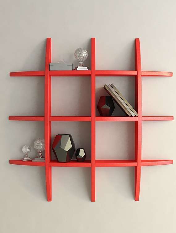 globe shape floating wall shelves rack