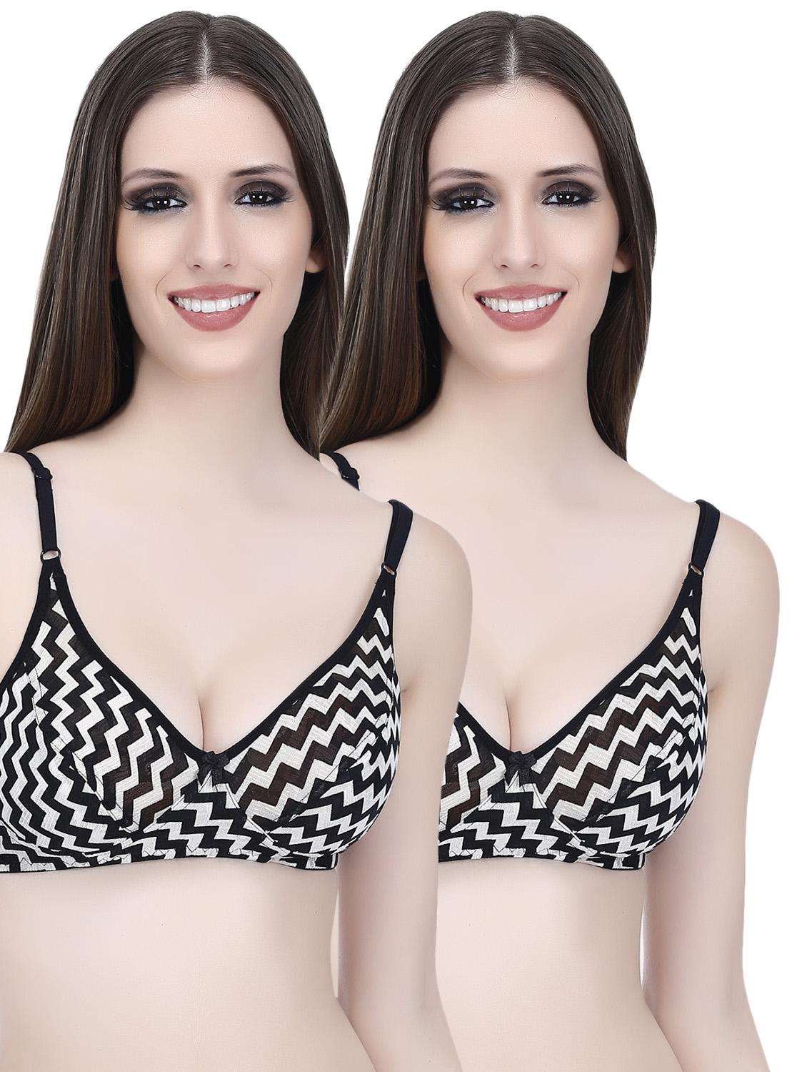set of 2 multicolored printed bras - 14749266 - Zoom Image - 0